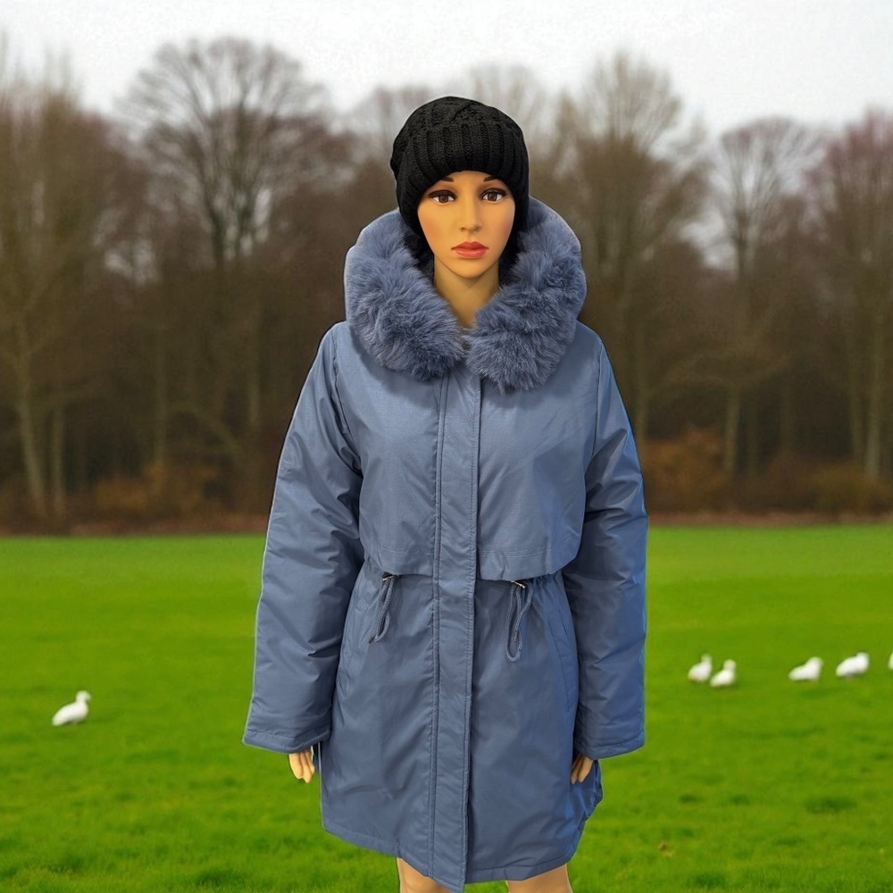 Women’s Hooded Mid-Length Jacket size L - Picture 8 of 10
